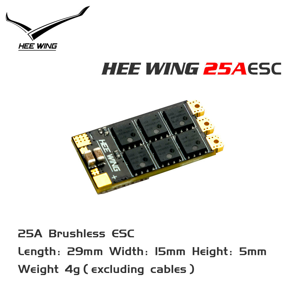 Hee Wing FX-25A brushless ESC (BLHELI_S / BLUEJAY)