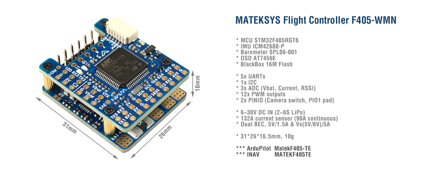 MATEKSYS Flight Controller F405-WMN